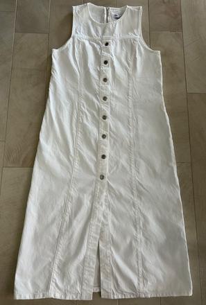 Biele riflové šaty zara, zara,l