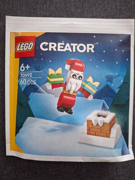 Lego sáčok polybag santa v komíne,