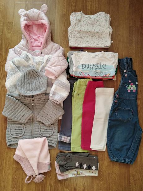 Balík oblečenia pre dievča veľ. 74, 68–80