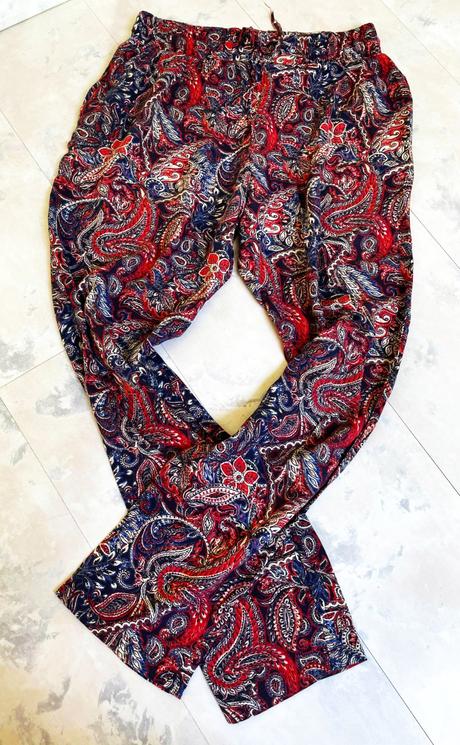 Haremky s paisley vzoromm/l, orsay,l