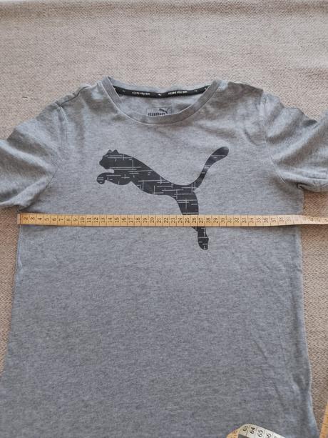 Dievčenské sivé tričko, puma,152