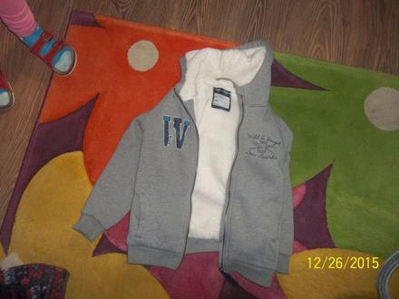 Velmi tepla mikinu, takko,128