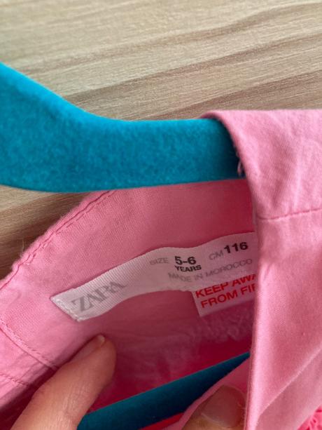 Popelinove saty zara s mašľou, zara,110