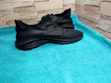 Ecco 44 - pánske kožené čierne topánky, ecco,44