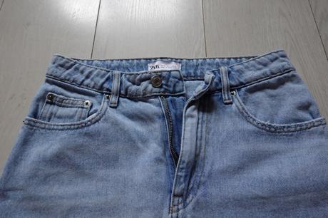 Riflová sukňa zara, zara,s