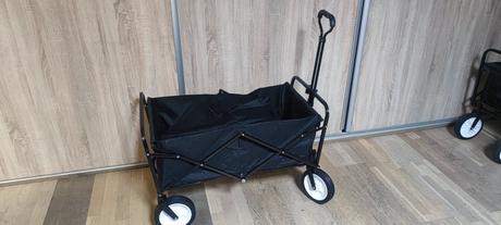 Prenosný, plážový, kempingový, skladateľný vozík,