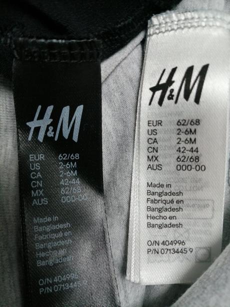 Čiapočky pre chlapcov  2 ks, 62-68, h&m,62