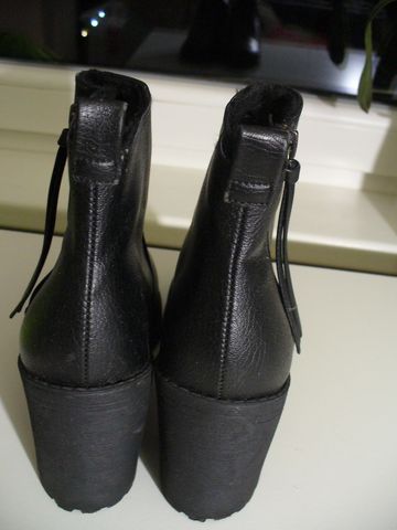 Kožené kotničky veľ. 36, 36