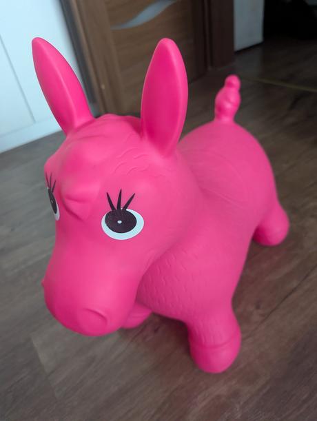 Skákací gumený somárik / hopsadlo, 