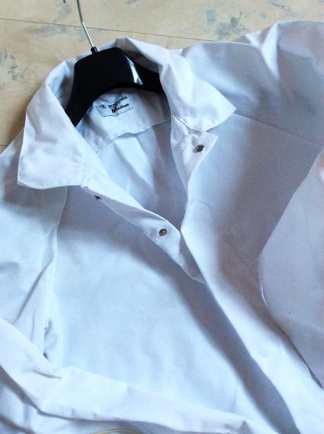 Lekárska biela kombinéza č. l/xl, xl