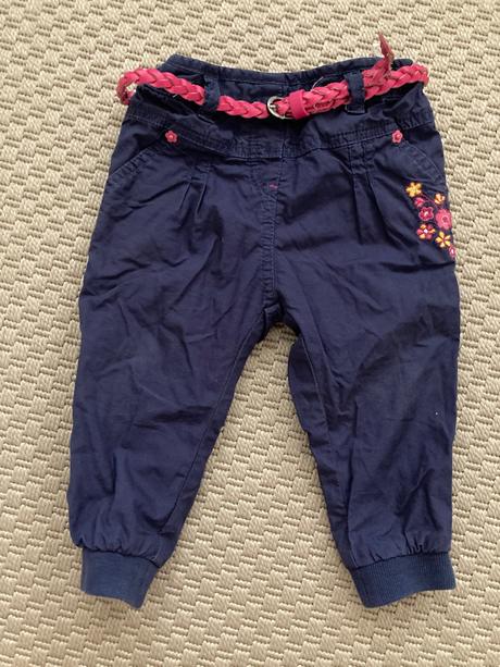 Zateplené nohavice, c&a,80