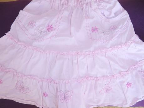 Suknička s kvetinkami - 3/4 kraťasky vel 98/104, 104–116