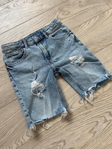 Kratke rifle, denim,128