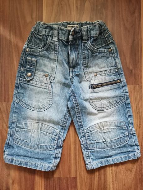 Riflové šortky, vertbaudet,92