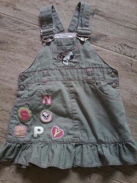 Šaty snoopy, h&m,68