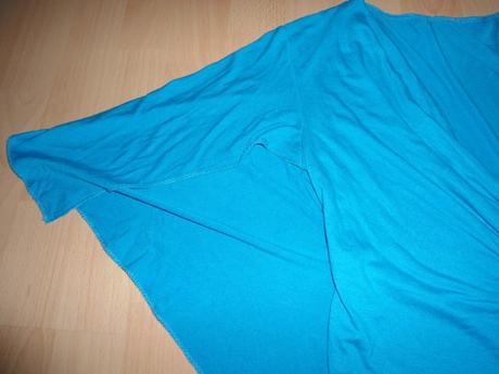 Tyrkysove volne damske tricko, m