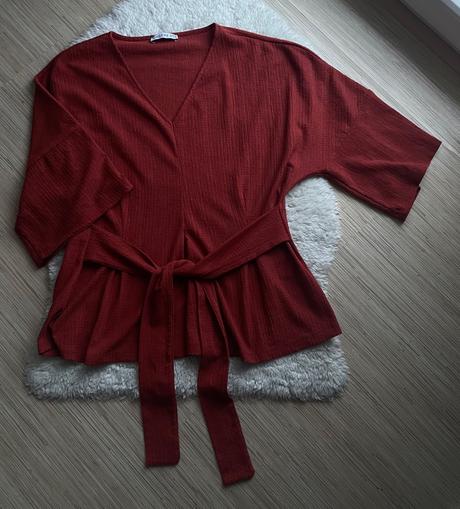 Tehlova bluzka s viazanim, 42