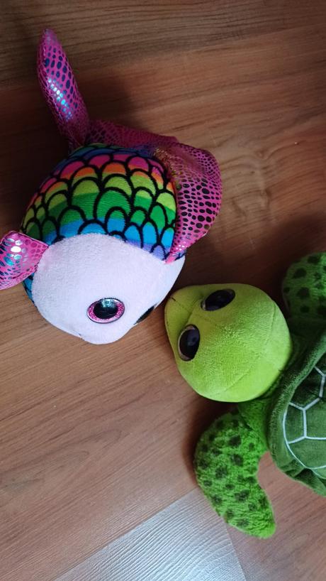 Ty plyšak korytnačka rybka, 