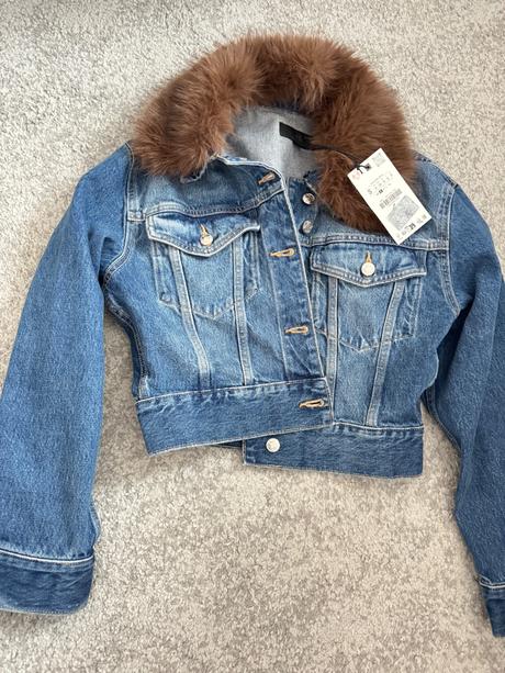 Dámska džínsová bunda, zara,s