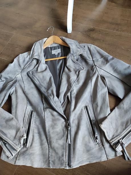 Kožená dámska bunda comma, l