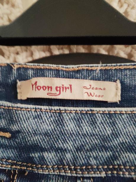 Elastické džínsy s vysokým pásom, m