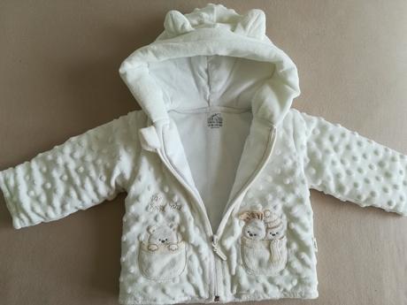 Zimná dievčenská bundička veľ. 74-86, 74