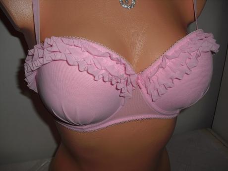 Babydoll romanticka podprsenka s volanikmi, 80c