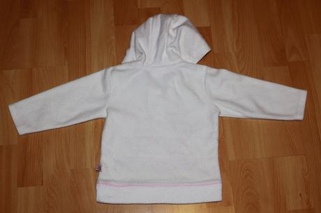 Flísová mikina s kapucňou na 2 gombíky, kik,86