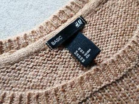 Hnedý sveter h&m č. xs, h&m,xs