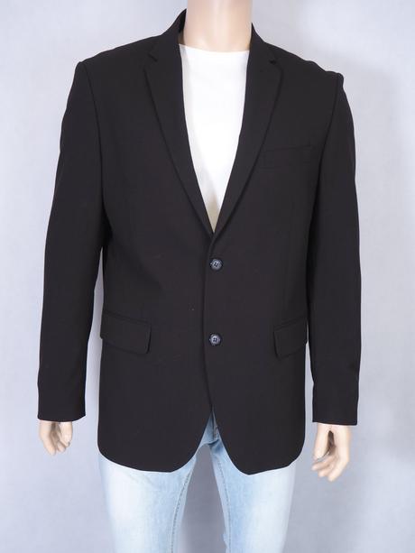 Luxusné čierne sako lindbergh, 54