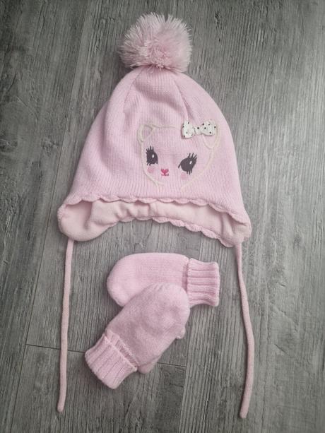 Čiapka s rukavicami, h&m,74