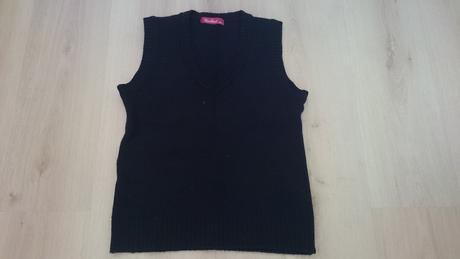 Čierna dámska vesta, m