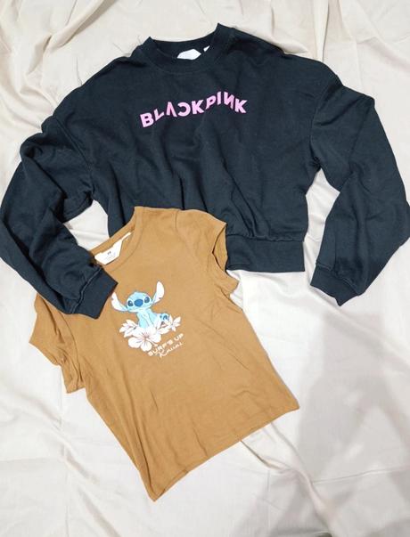 H&m set dievčenská mikina s tričkom, h&m,170