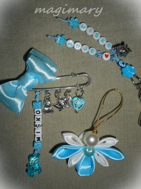 Ružence v tvare príveskov, prívesky na zipsy, kľúč, 