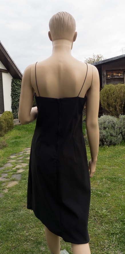 Midi čierne šaty 40/42, 40