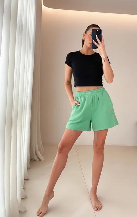 Šortky adidas vysoký pás veľ.s, adidas,s