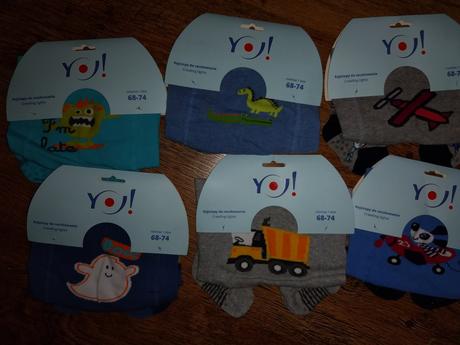 Bavlnené pančuchy s abs aj na kolenách, 68 / 74