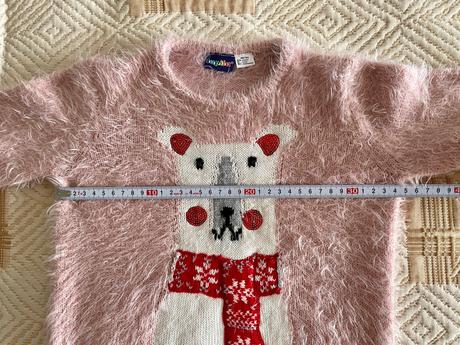 Pulóver s medvedíkom 98/104, lupilu,98