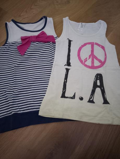 Tričká s krátkym rukávom, 122–134