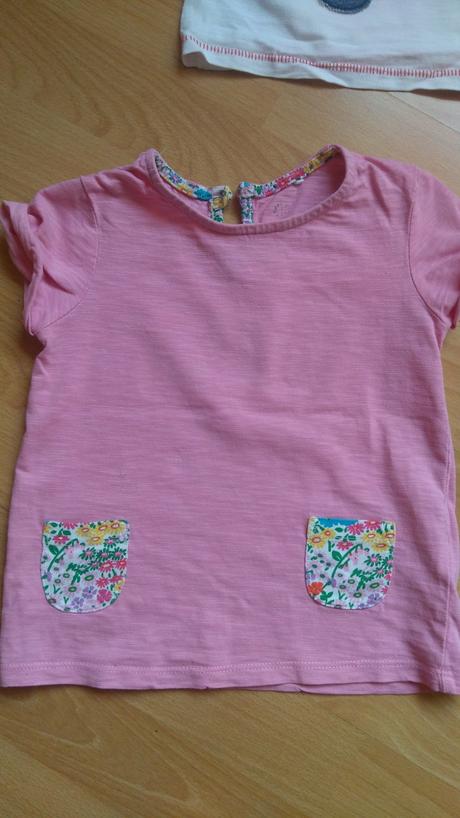6x značkové tričká, 3-4r., next,104