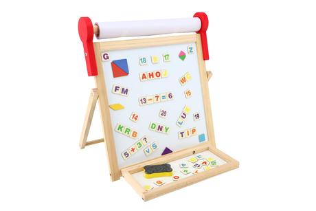 Tabuľa obojstranná magnetická s rolkou papiera, 