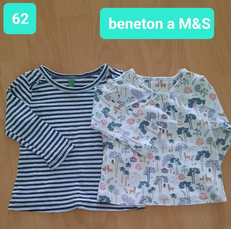 Tričko s dlhým rukávom, benetton,62