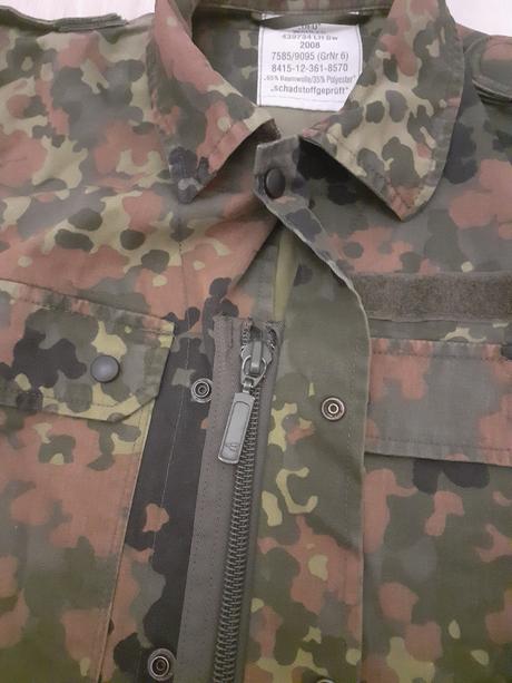 Maskáčová košeľa nemecko m, m