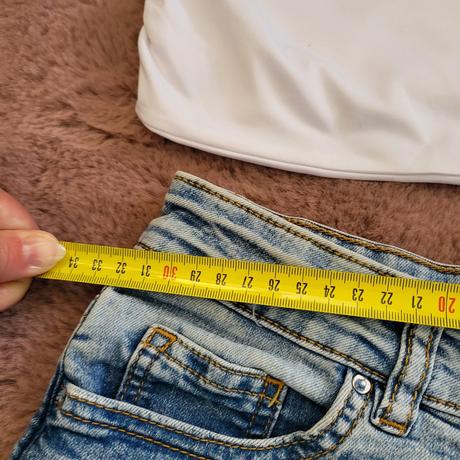 Xs sortky s vysokým pasom, h&m,34