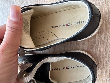 Kožené topanky, tommy hilfiger,34