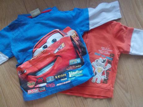 Dve chlapcenske tricka, c&a,86