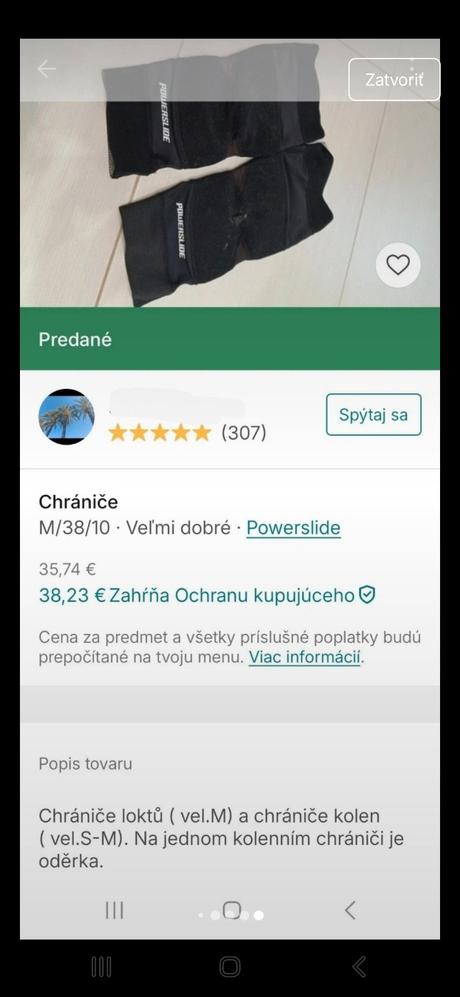 Chrániče na korčule powerslide, powerslide