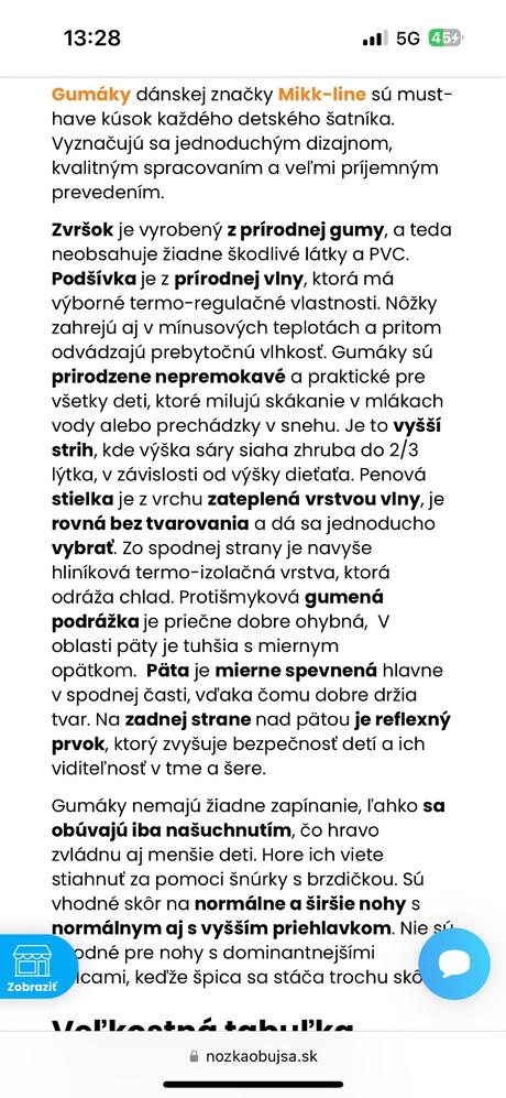 Teplé gumáky /snehule mikk-line, 25