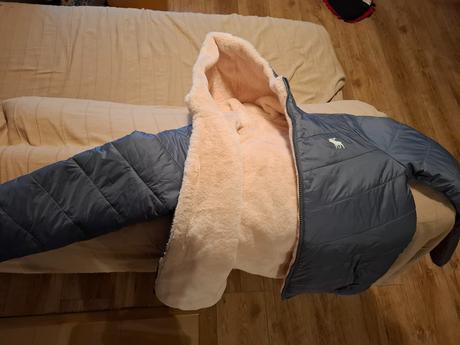 Obojstranná zimná bunda, abercrombie&fitch,146