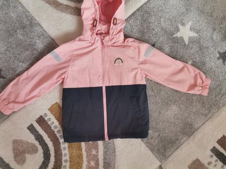 Raz oblečená nepremokavá bunda, h&m,110